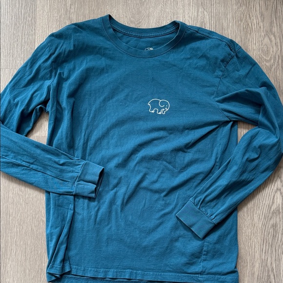 Ivory Ella Teal Animal Friends Long Sleeve Tee - Picture 3 of 5